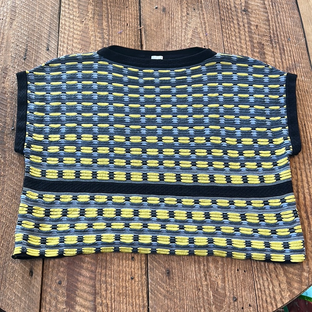 Missoni cropped short sleeve sweater